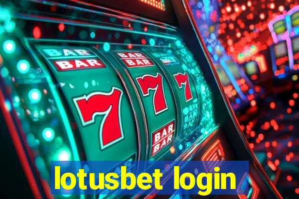 lotusbet login