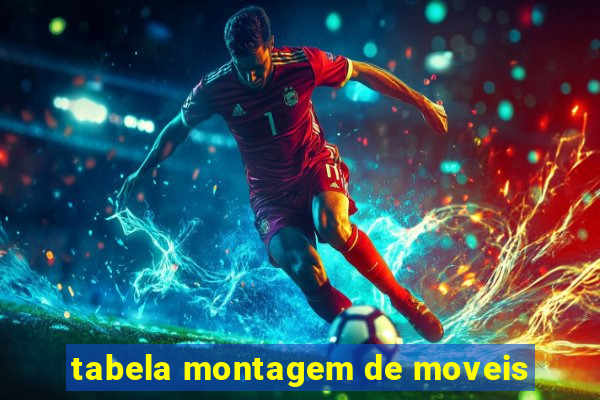 tabela montagem de moveis