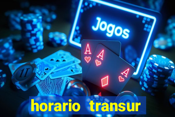 horario transur roleta santos dumont juiz de fora