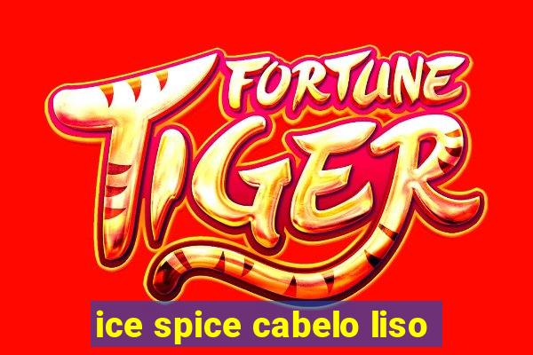 ice spice cabelo liso