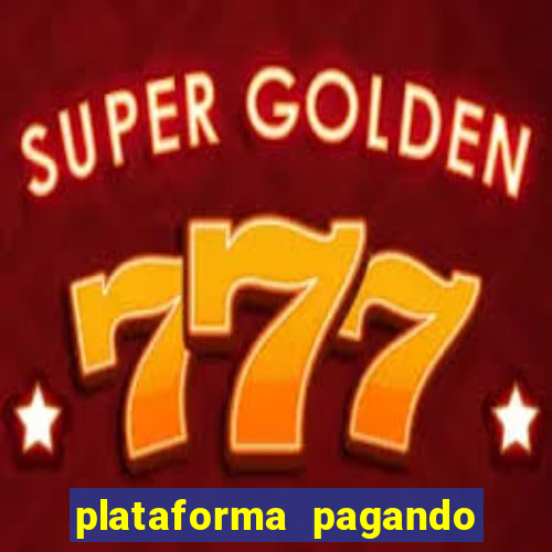 plataforma pagando no cadastro