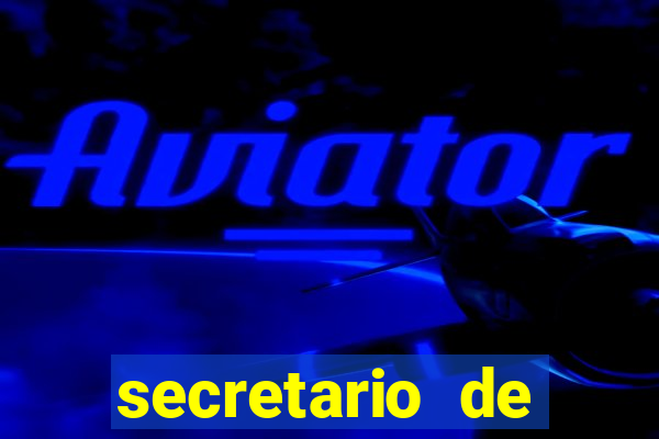 secretario de esporte salario