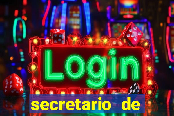 secretario de esporte salario