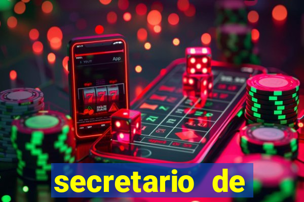 secretario de esporte salario