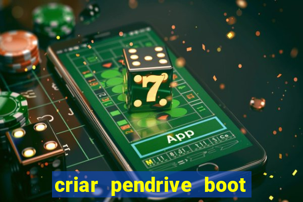 criar pendrive boot windows 10