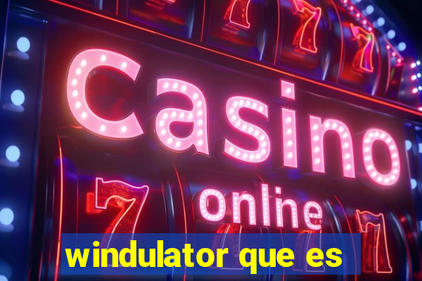 windulator que es