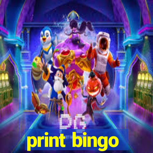 print bingo