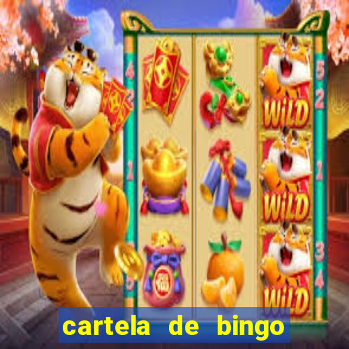 cartela de bingo cha de panela