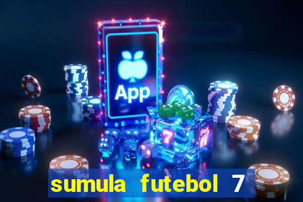 sumula futebol 7 society excel