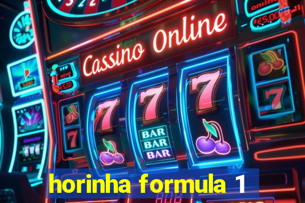 horinha formula 1