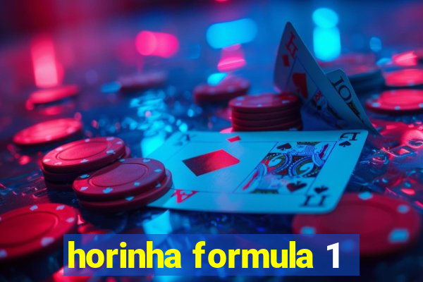 horinha formula 1