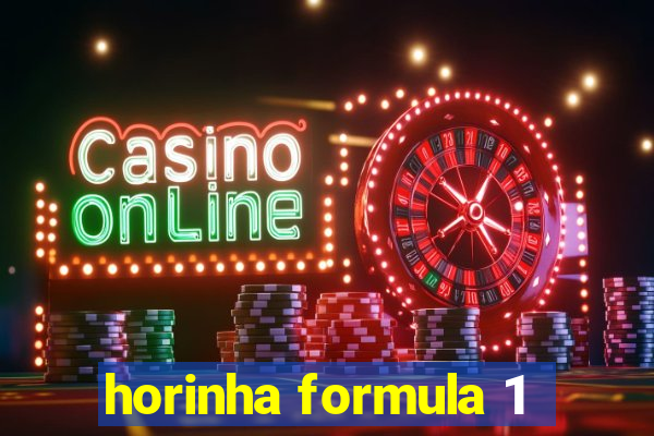 horinha formula 1