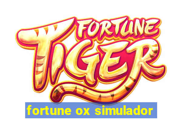 fortune ox simulador