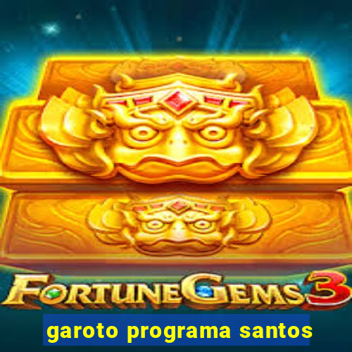 garoto programa santos