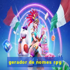 gerador de nomes rpg