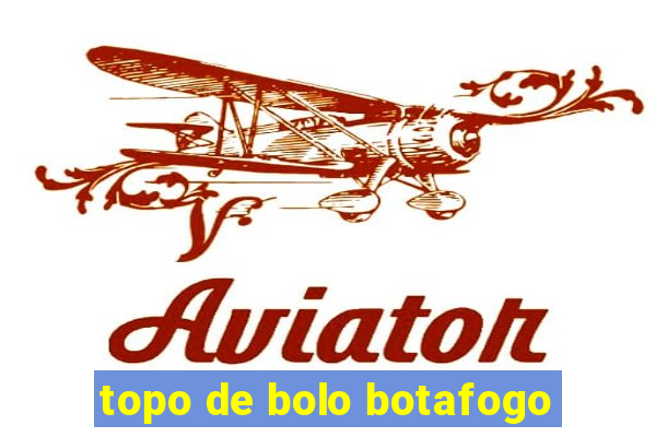 topo de bolo botafogo