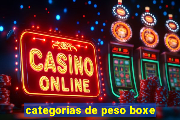 categorias de peso boxe