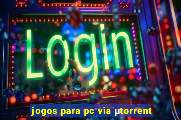 jogos para pc via μtorrent