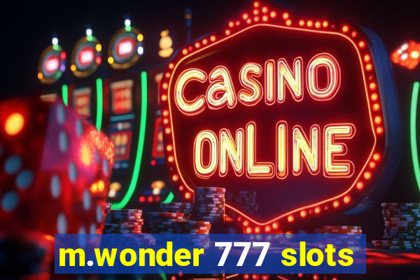 m.wonder 777 slots