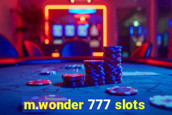 m.wonder 777 slots