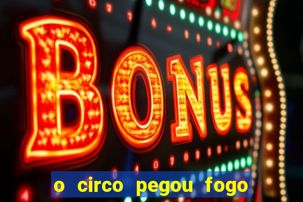 o circo pegou fogo música infantil