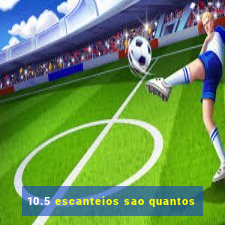 10.5 escanteios sao quantos