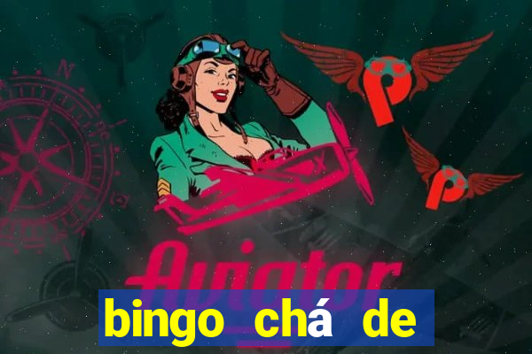 bingo chá de bebê excel