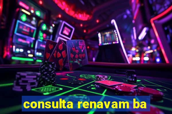 consulta renavam ba