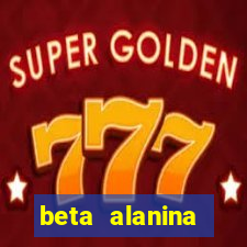 beta alanina aumenta a pressao