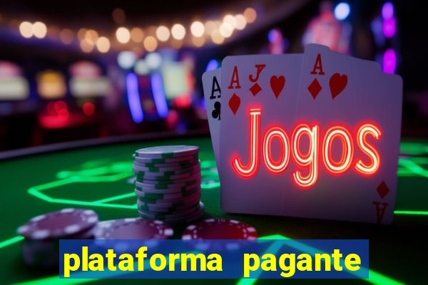 plataforma pagante fortune tiger