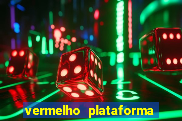 vermelho plataforma de jogos