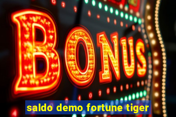 saldo demo fortune tiger