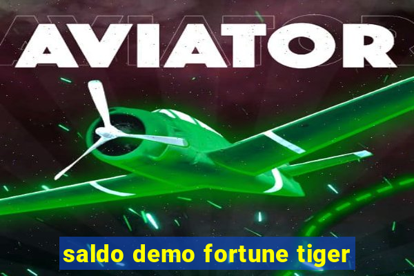 saldo demo fortune tiger