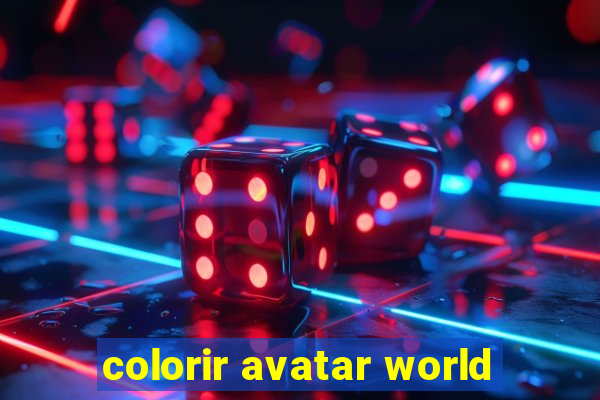 colorir avatar world