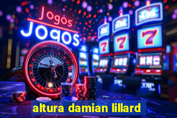 altura damian lillard