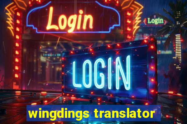 wingdings translator