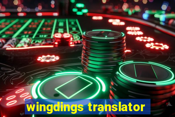 wingdings translator