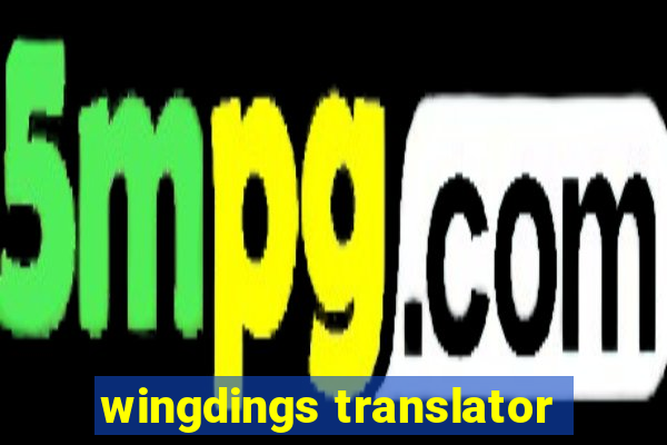 wingdings translator