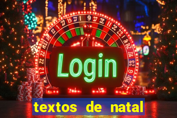 textos de natal para leitura