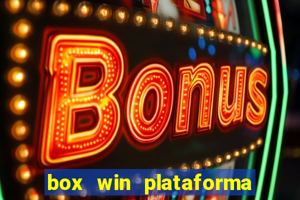 box win plataforma de jogos