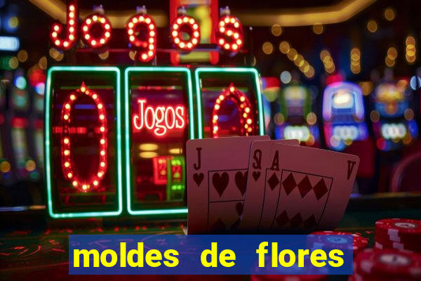 moldes de flores gigantes para imprimir