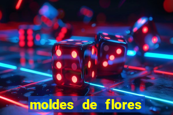 moldes de flores gigantes para imprimir