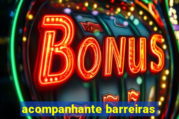 acompanhante barreiras