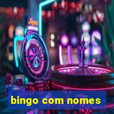 bingo com nomes