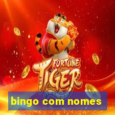 bingo com nomes