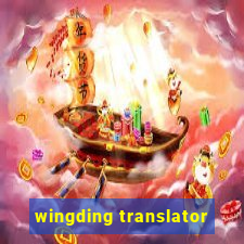 wingding translator