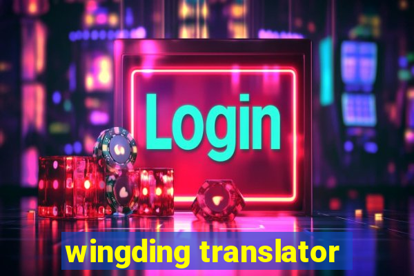 wingding translator