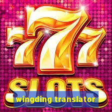 wingding translator