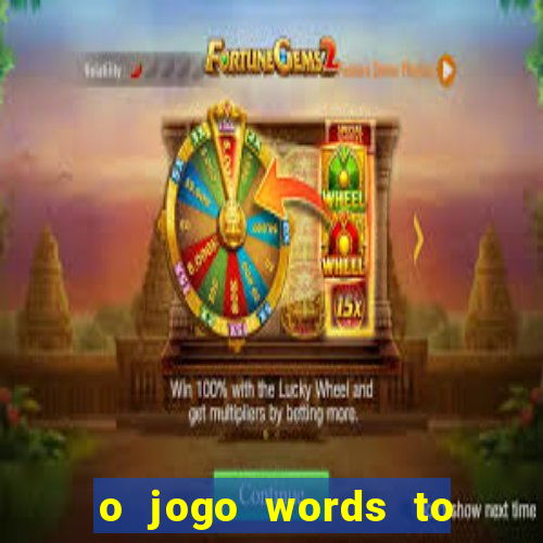 o jogo words to win paga mesmo