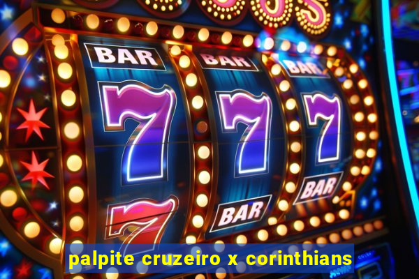 palpite cruzeiro x corinthians